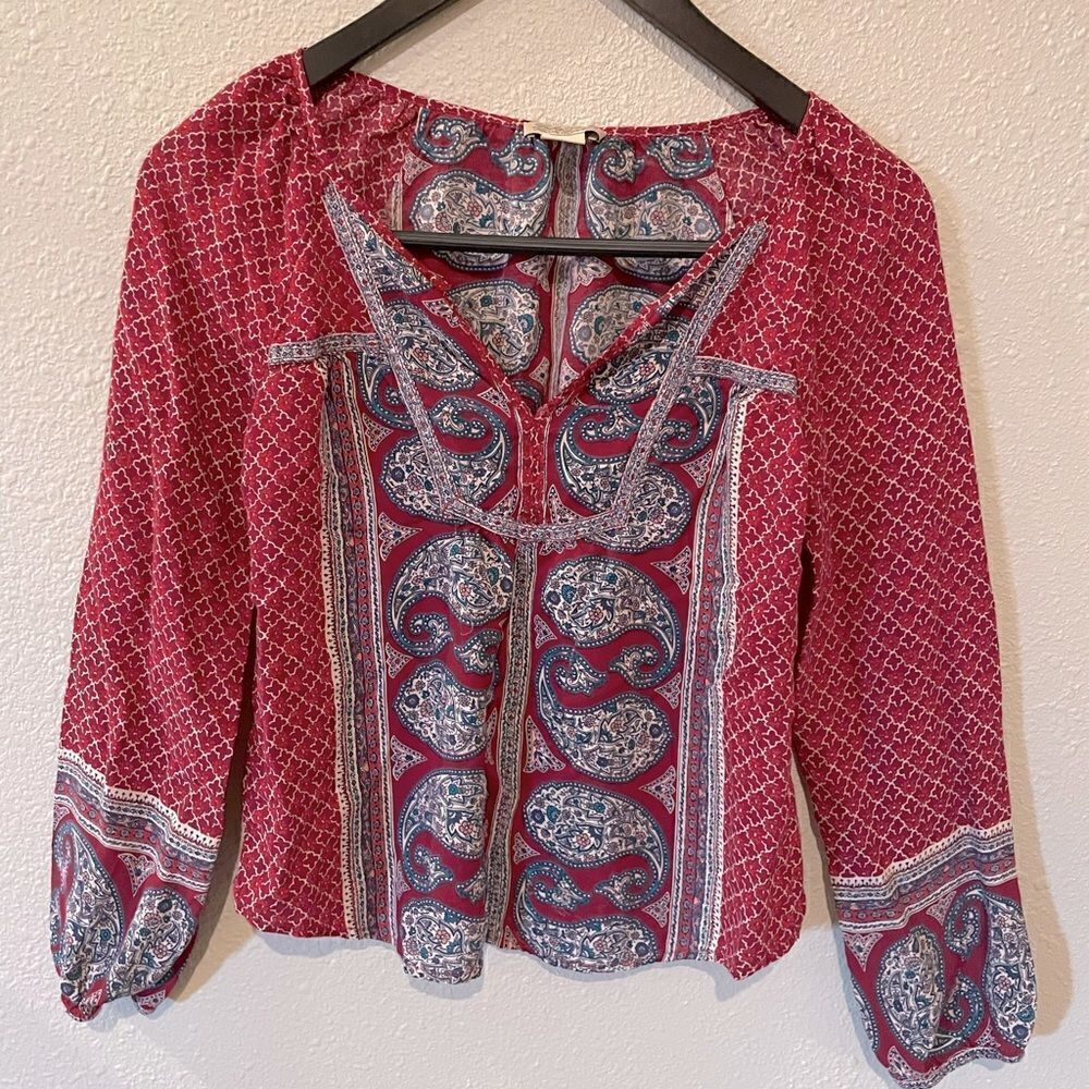 Lucky Brand boho Blouse